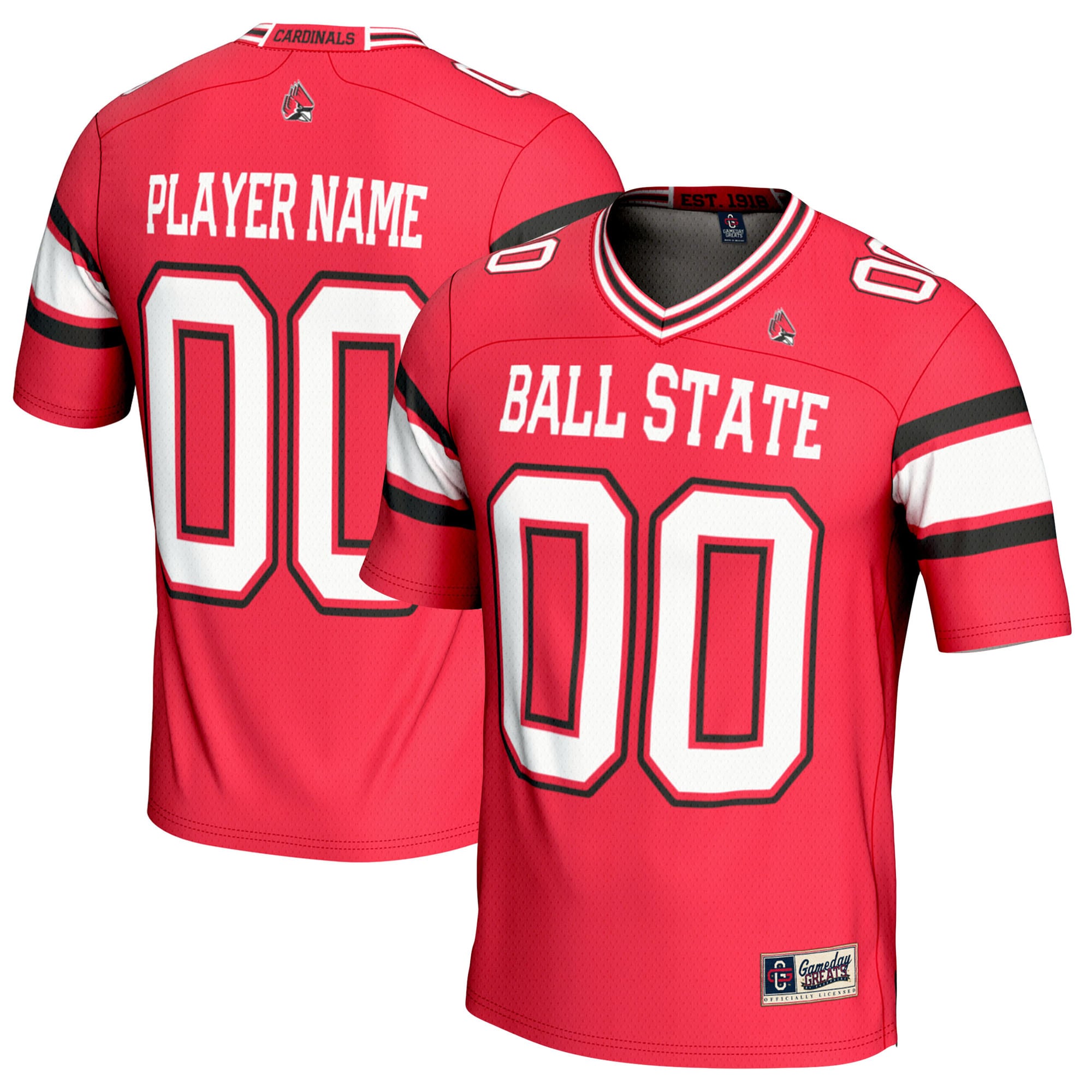 Ball State Cardinals GameDay Greats NIL Pick-A-Player 2026/2027 Football Jersey - Cardinal
