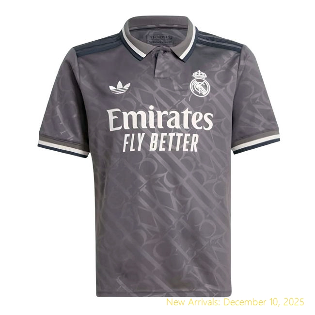 2024-2025 Real Madrid Third Shirt - Official Game Day (Endrick 16) -...