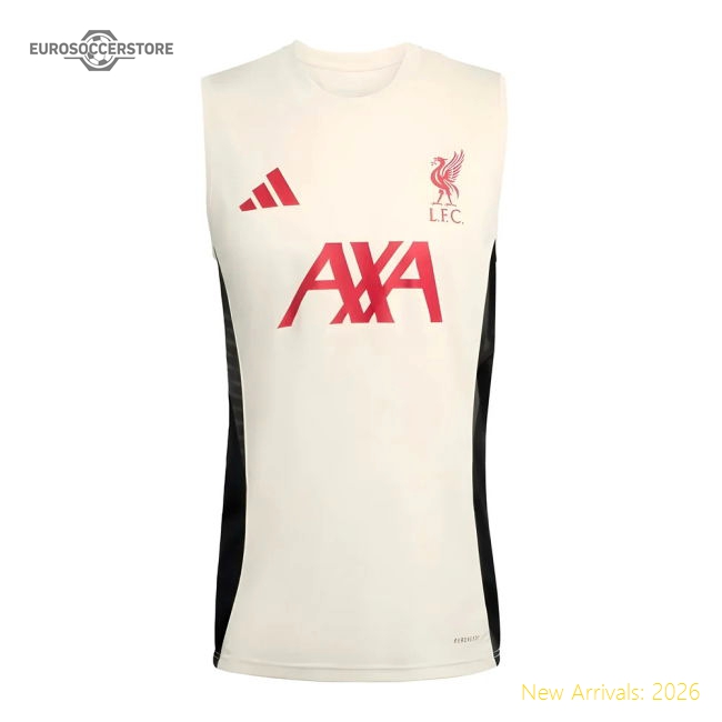 Authentic 2025-2026 Liverpool Sleeveless Jersey (white) - Premium