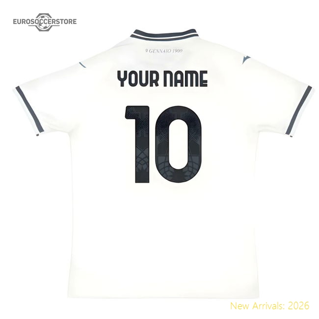 Best-Selling Match-Day 2025-2026 Lazio Away Shirt (Your Name)