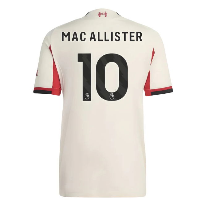 Latest Liverpool Away Match Shirt 2025-2026 (Mac Allister 10)