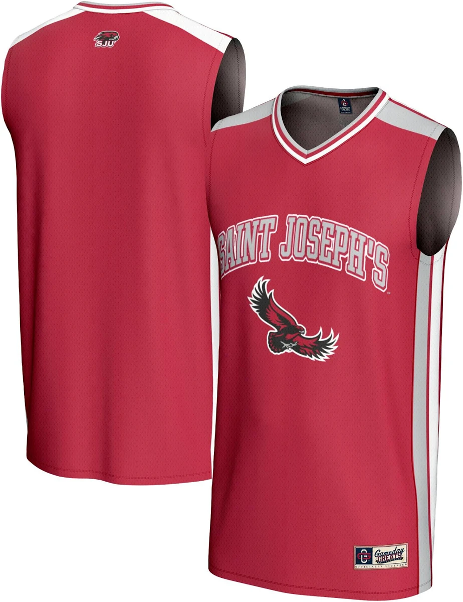 [NJP] Saint Joseph's Hawks GameDay Greats Basketball Jersey - Crimson