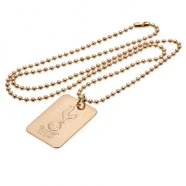 Tottenham Hotspur FC Gold Plated Dog Tag & Chain | Must-Have