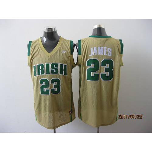 Lakers Yellow LeBron James #23 Jersey - Economical Game Day Wear
