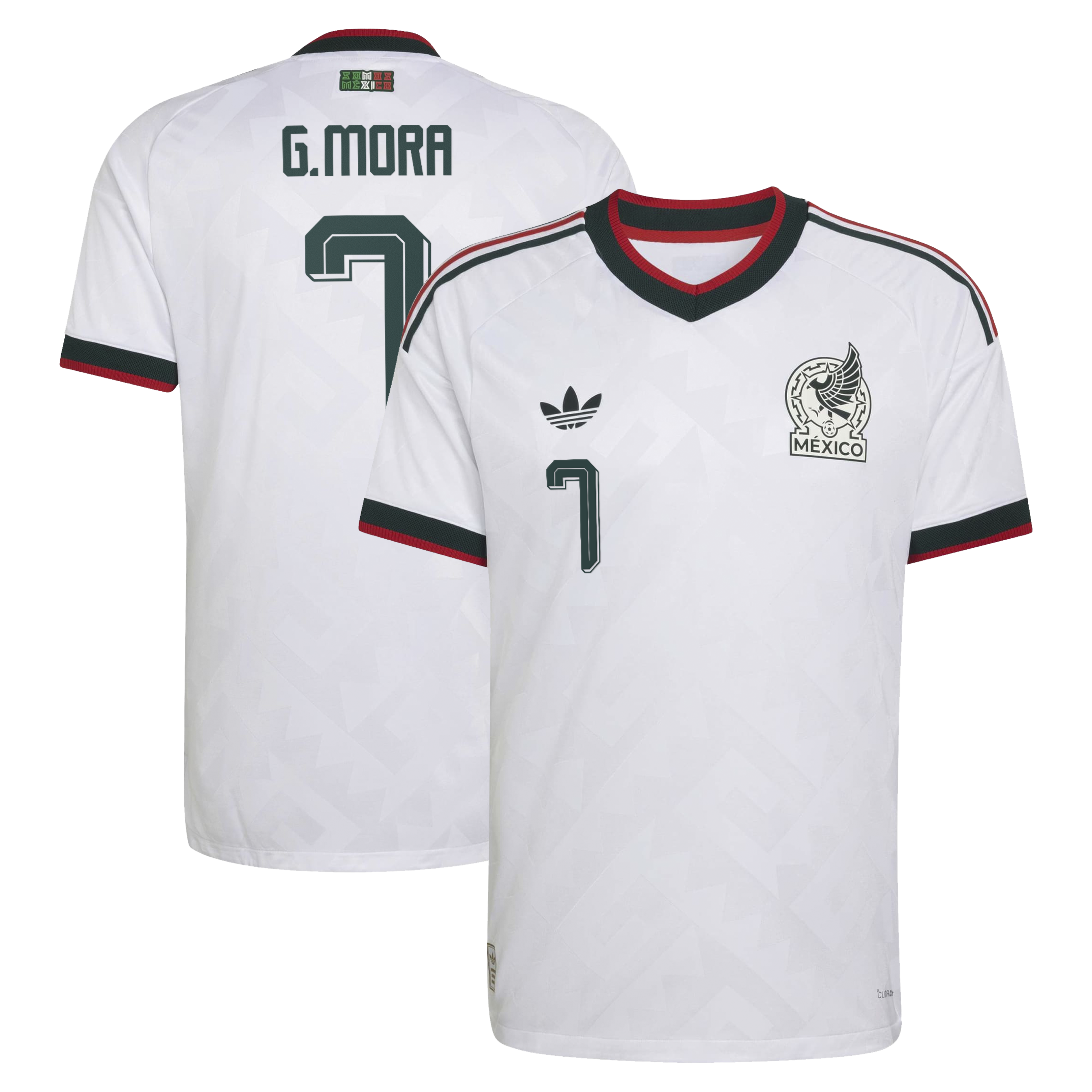 [SJH] Gilberto Mora Mexico National Team 2026 Away On-Field Authentic Jersey - White