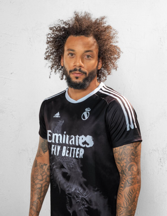 20-21 Real Madrid Human Race Dragon Black Soccer Jersey Shirt -