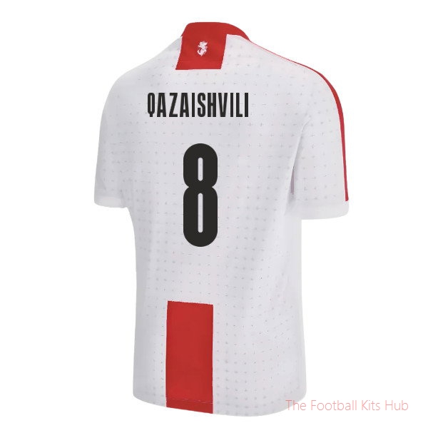 2023-2024 Georgia Home Shirt (QAZAISHVILI 8)