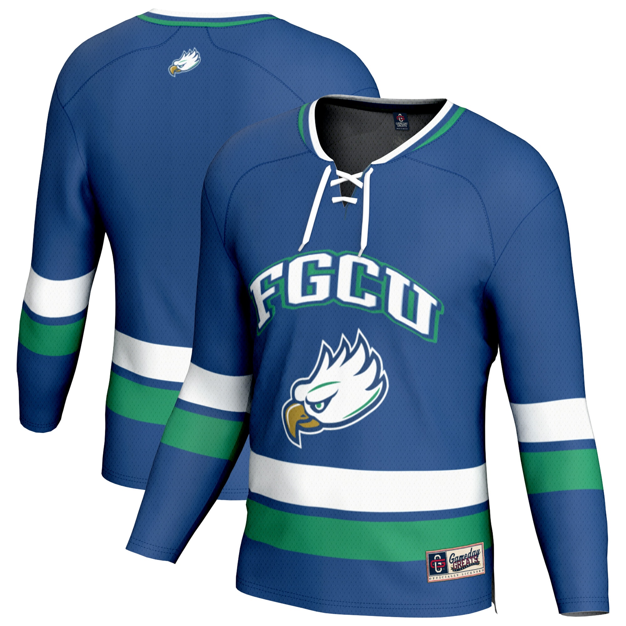 [NJP] Florida Gulf Coast Eagles GameDay Greats Youth Hockey Jersey - Blue