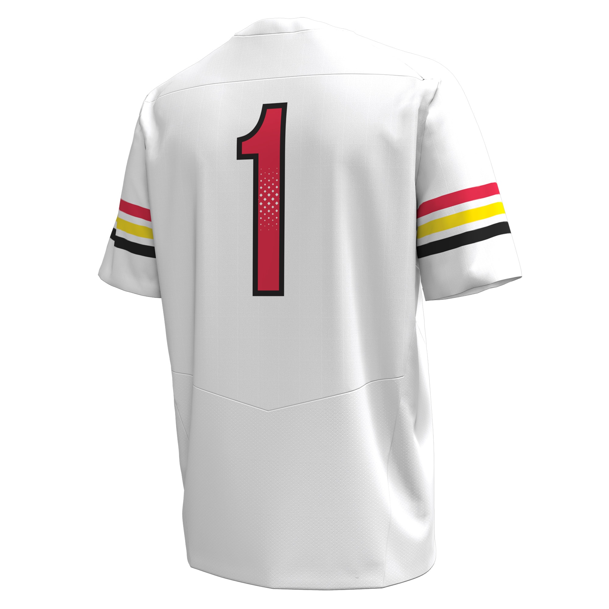 #1 Maryland Terrapins Replica Football Jersey - White