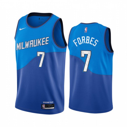 Blue MIL Milwaukee Bucks #7 Nike Swingman Jersey NBA Fan Apparel