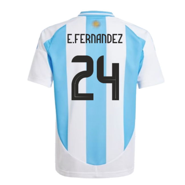 High 2024-2025 Argentina Home Shirt (Kids) (E.Fernandez 24)