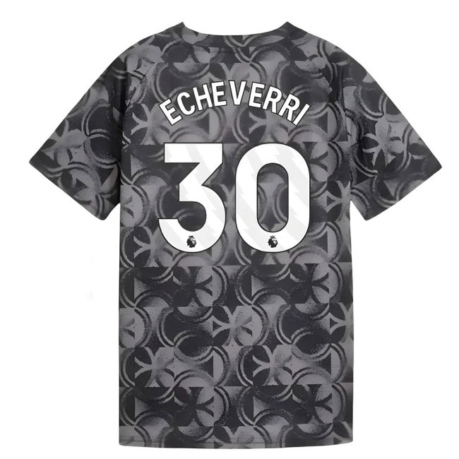 soccer jersey 2025-2026 Man City Warm Up Jersey (Black) - Kids (Ech...