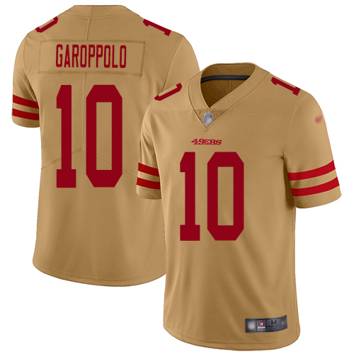 Official NFL SF 49ers #10 Jimmy Garoppolo Team Color Limited Jersey