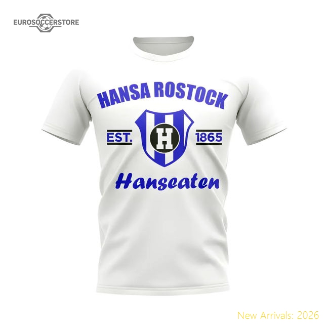 Hansa Rostock Established Football T-Shirt (White)