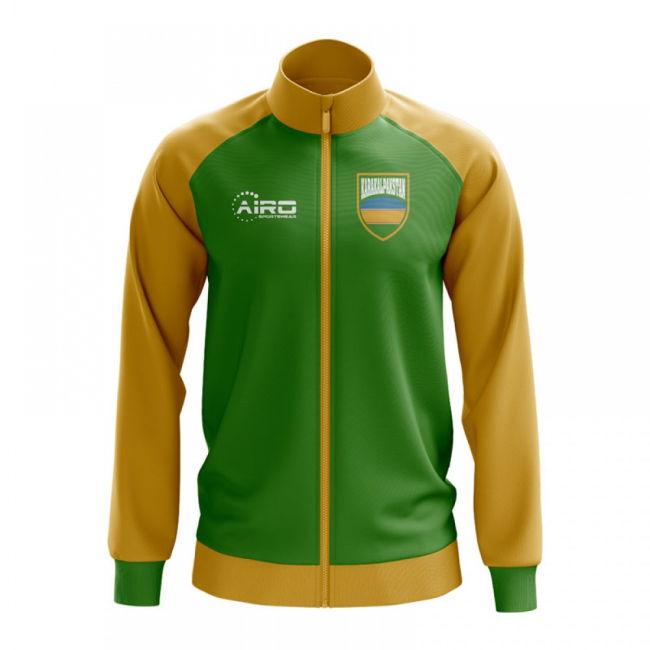 Premium Karakalpakstan Concept Football Track Jacket (Green)