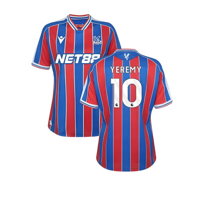 Yeremy 10 Legacy 2025-2026 Crystal Palace Home Retro Jersey (Womens)