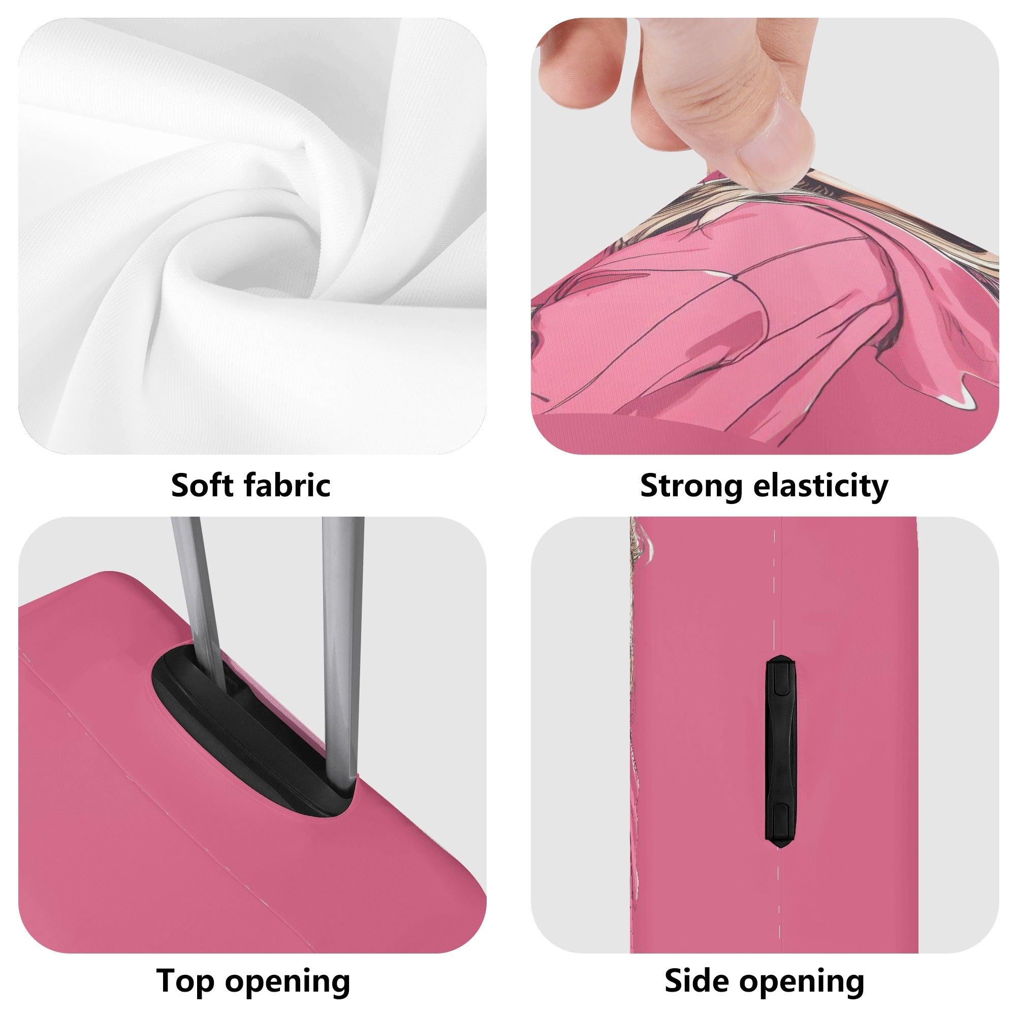 Lifestyle-Driven Lola - Luggage Cover for Pet Enthusiasts Stylish