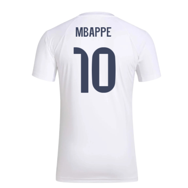 Superior 2025-2026 Real Madrid Seasonal Graphic Tee (white) (mbappe