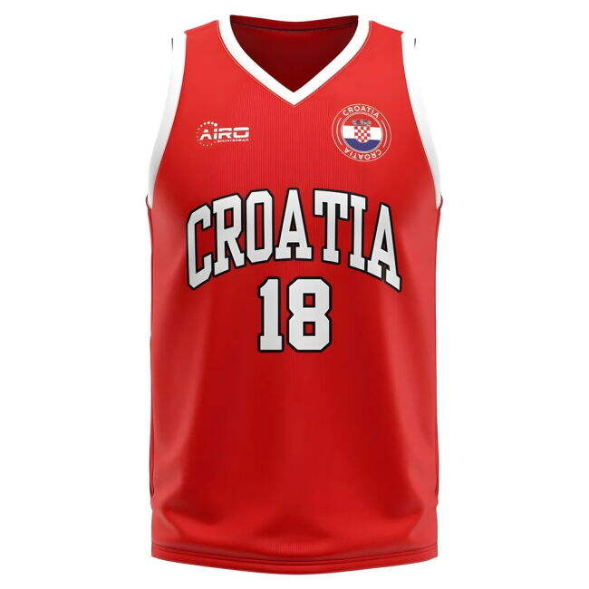 Croatia Home Concept Basketball Shirt - Baby