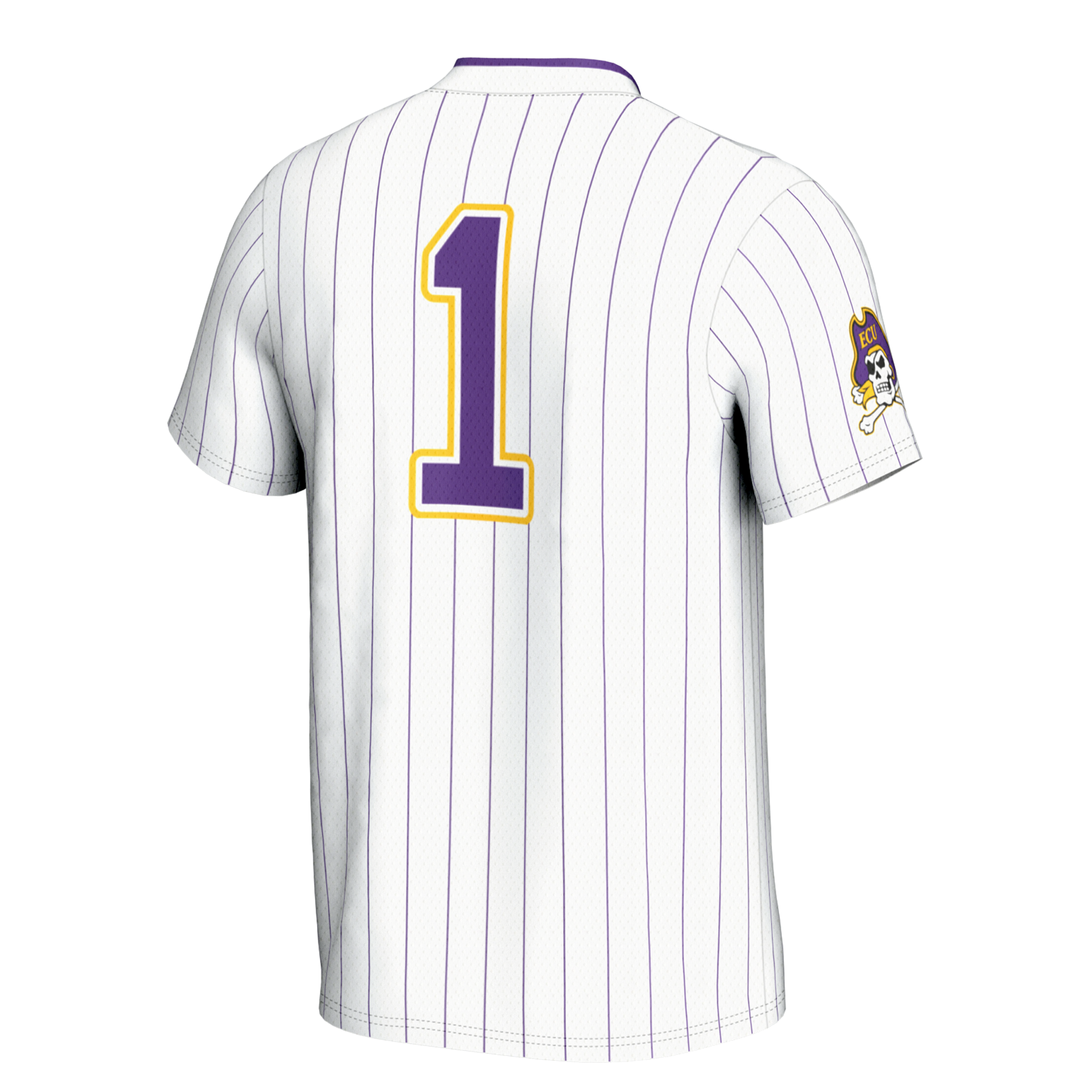 [NJP] ECU Pirates GameDay Greats Youth Lightweight Softball Jersey - White