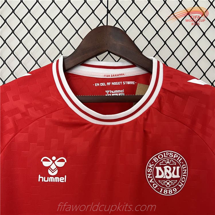 Denmark 2024 Euro Cup Home Football Kit