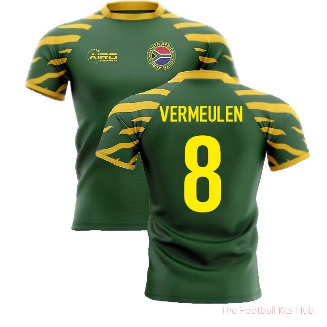 [EFS] 2025/26 South Africa Springboks Home Rugby Shirt (Vermeulen 8)