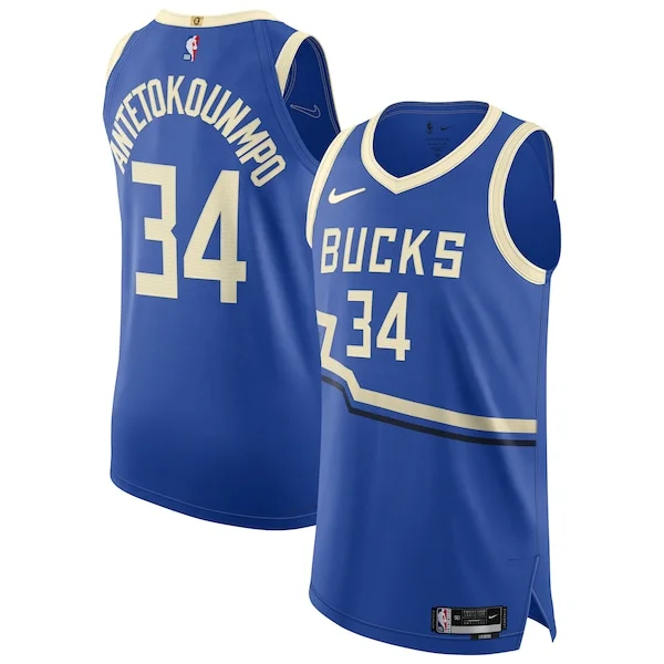 Giannis Antetokounmpo MIL Authentic Jersey - fashionable top-tier