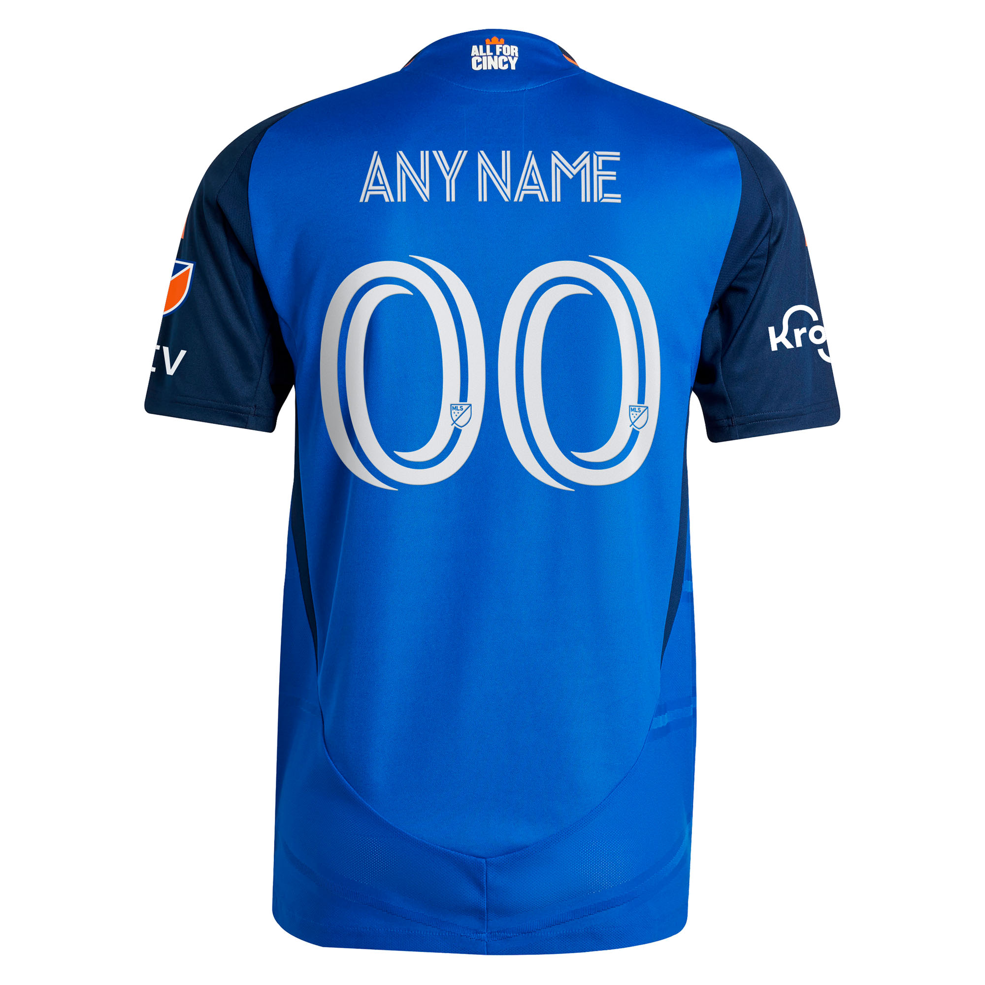 [SJH] FC Cincinnati 2025 Orange and Blue Legacy Kit Authentic Custom Jersey - Blue