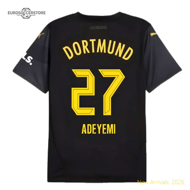 Match-Day 2024-2025 Borussia Dortmund Away Shirt (Kids) (Adeyemi 27)