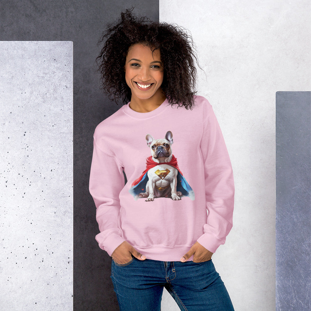Durable Cuddly Frenchie Unisex Sweatshirt - Ideal Fashion Statement &...