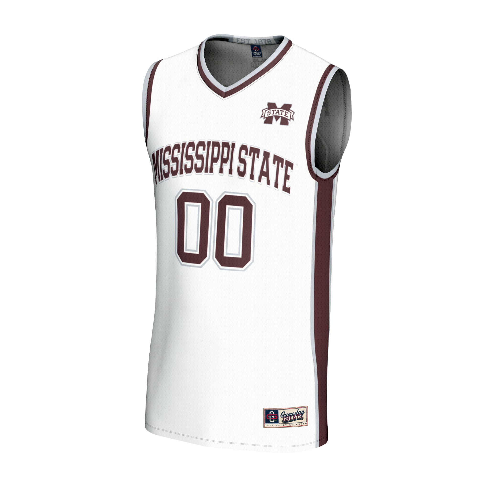 Mississippi State Bulldogs GameDay Greats Unisex Lightweight Collegiate Women's Basketball NIL Pick-A-Player Fashion Jersey - White