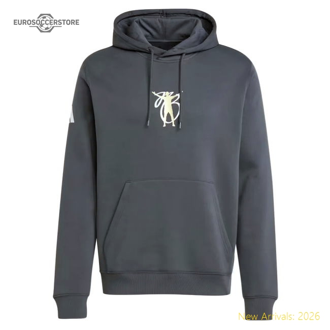 Professional-Grade 2025 Jude Bellingham Adidas Hooded Top (Grey)