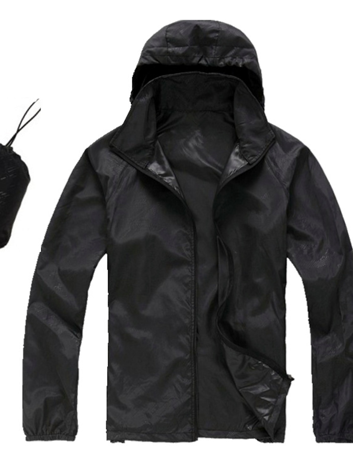 Women's Men's Waterproof Hiking Raincoat UPF 50+ UV Sun Protection Zip Up Hoodie Long Sleeve Fishing Running Jacket Windbreaker Summer Outdoor Windproof Sunscreen UV Resistant Jacket Top Climbing