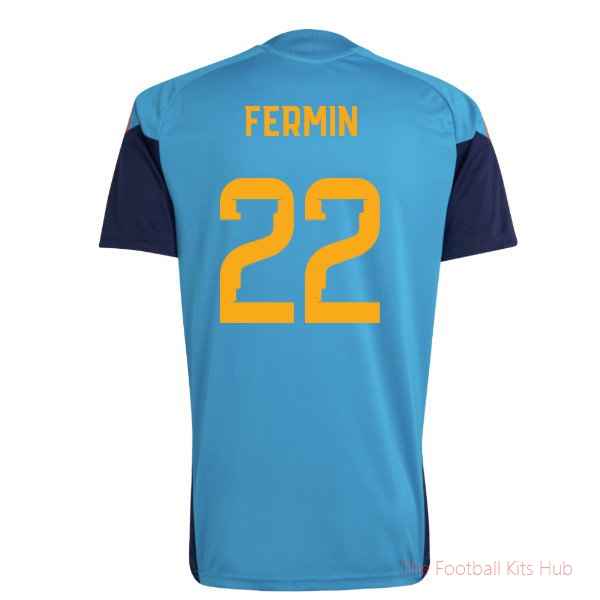 [LK] 2026/27 Spain Training Jersey (Bold Aqua) (Fermin 22)