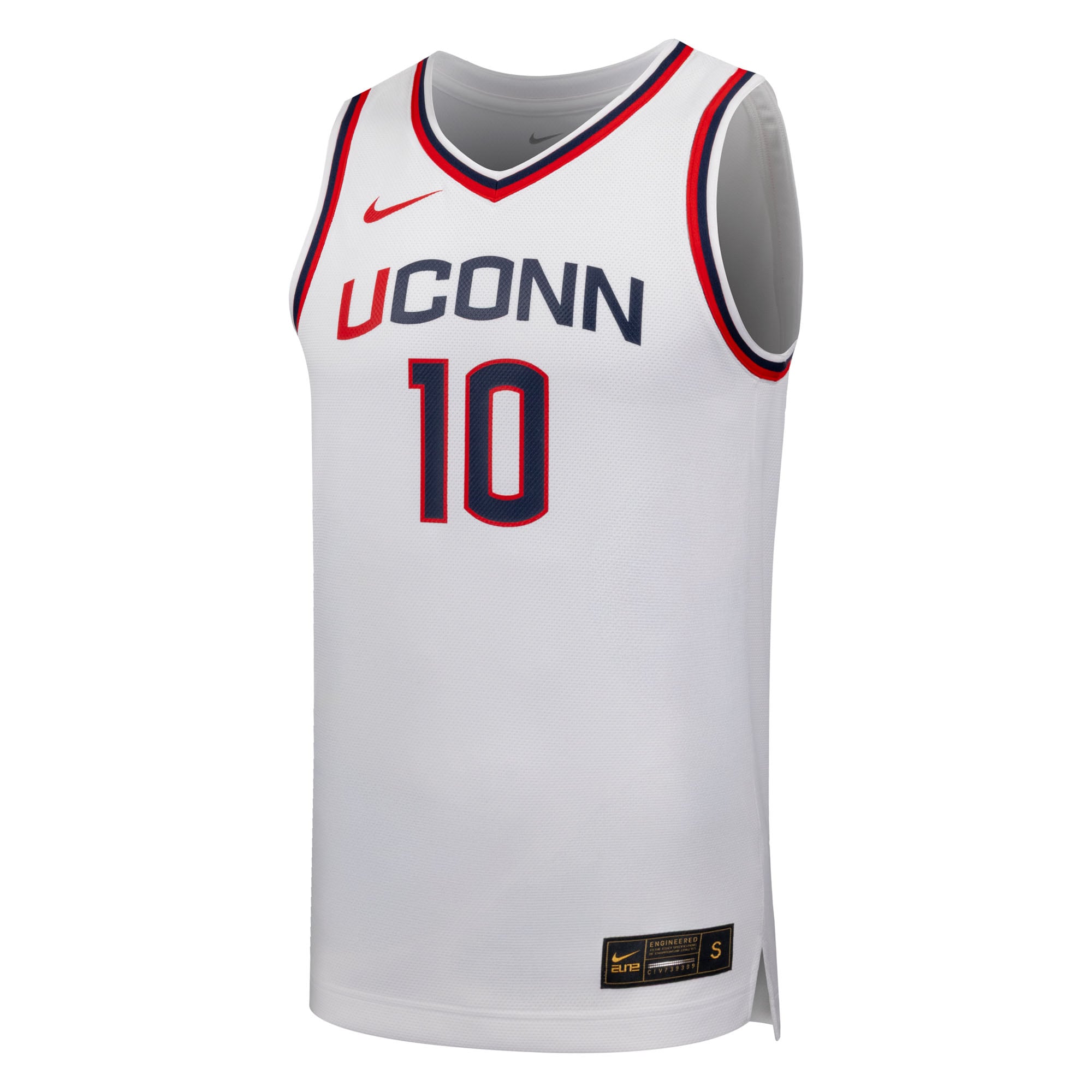 #10 UConn Huskies Nike Unisex Replica Basketball Jersey - White