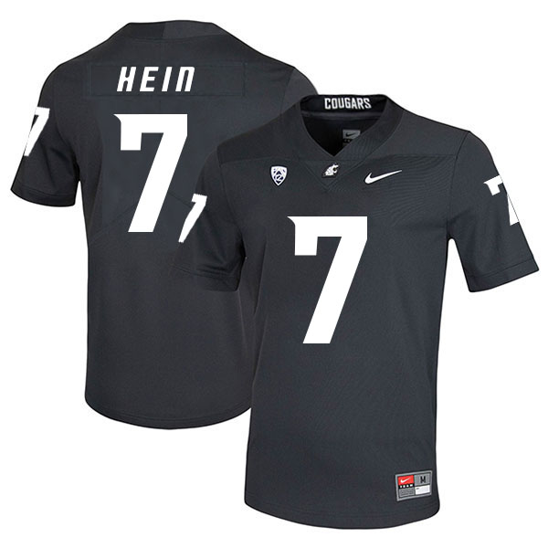 Men's None Mel Hein #7 authentic Black 2024 away jersey Jersey
