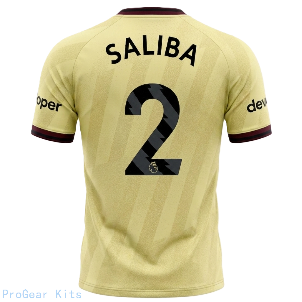 [SJH] Arsenal William Saliba #2 Third Uniform 2026/27