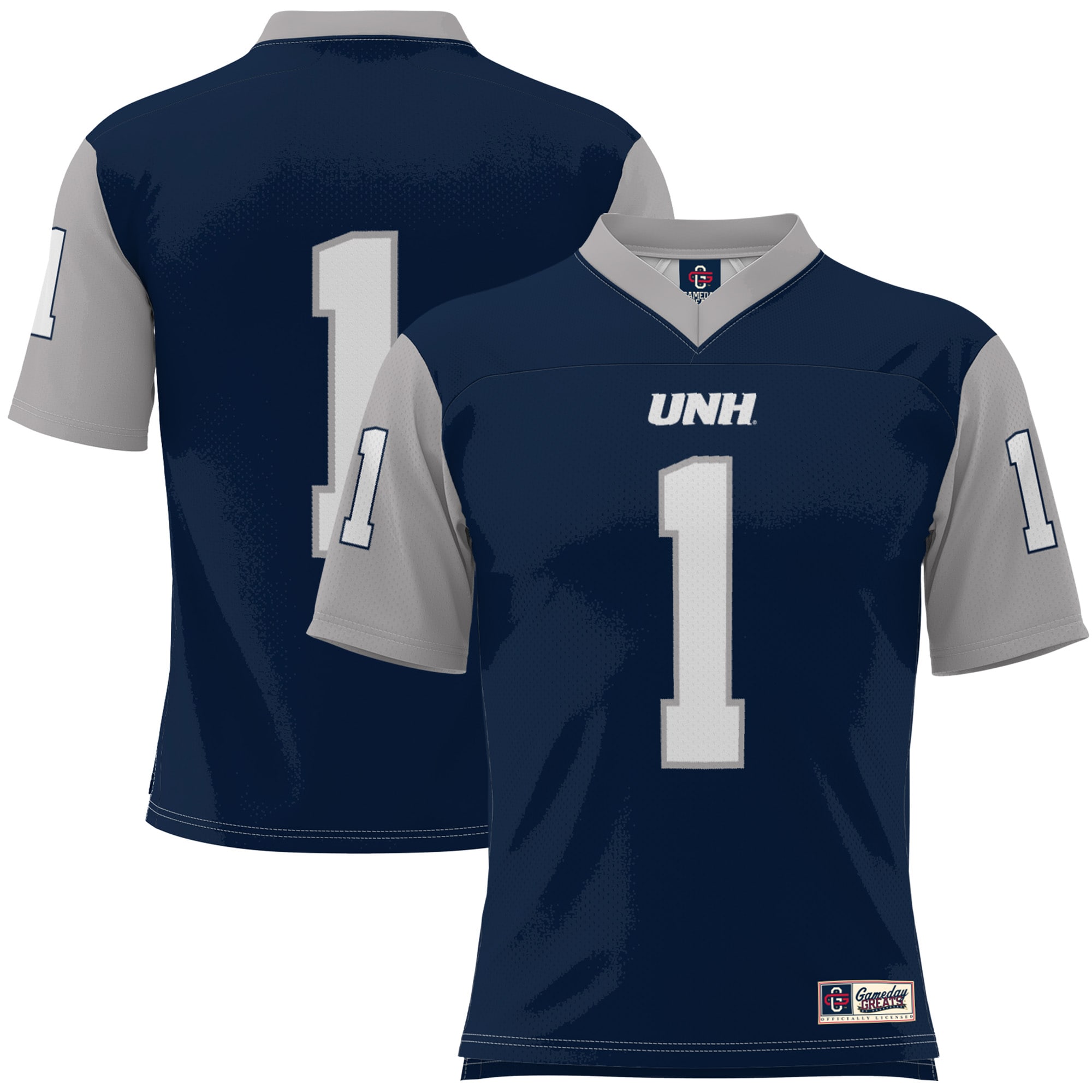 [NJP] New Hampshire Wildcats GameDay Greats Football Jersey - Navy