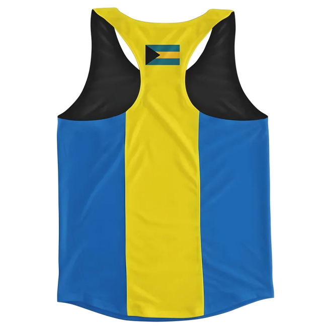 Elite World-Class Bahamas Flag Running Vest Collector'S-Item