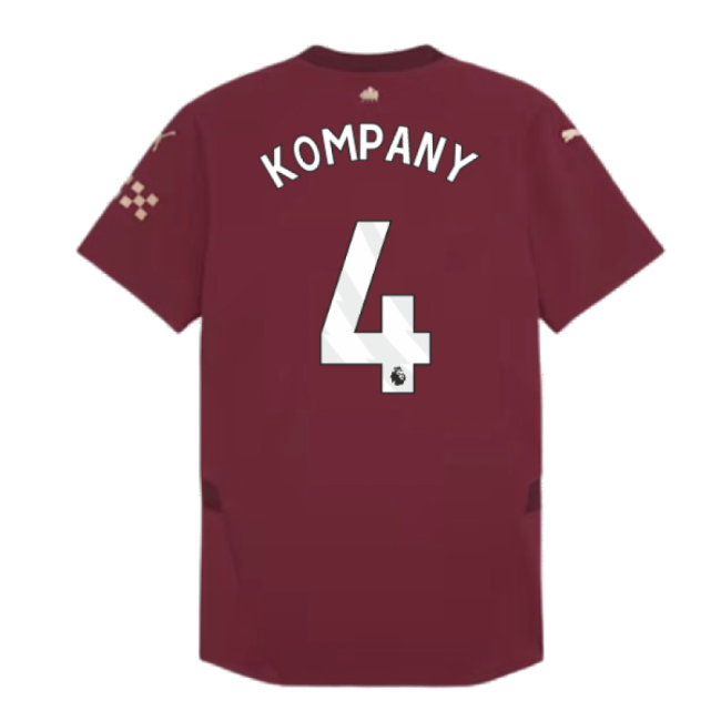 2024-20 Man City Authentic Third Soccer Jersey Kompany 4 M S