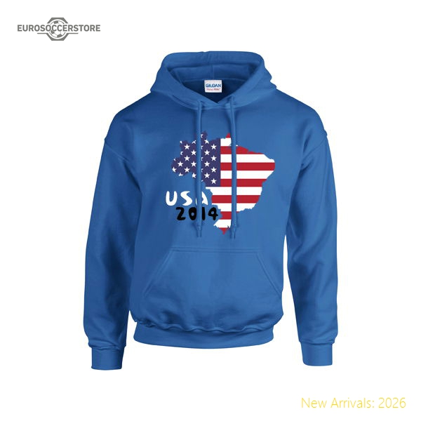 Usa 2014 Country Flag Hoody (blue) - Kids