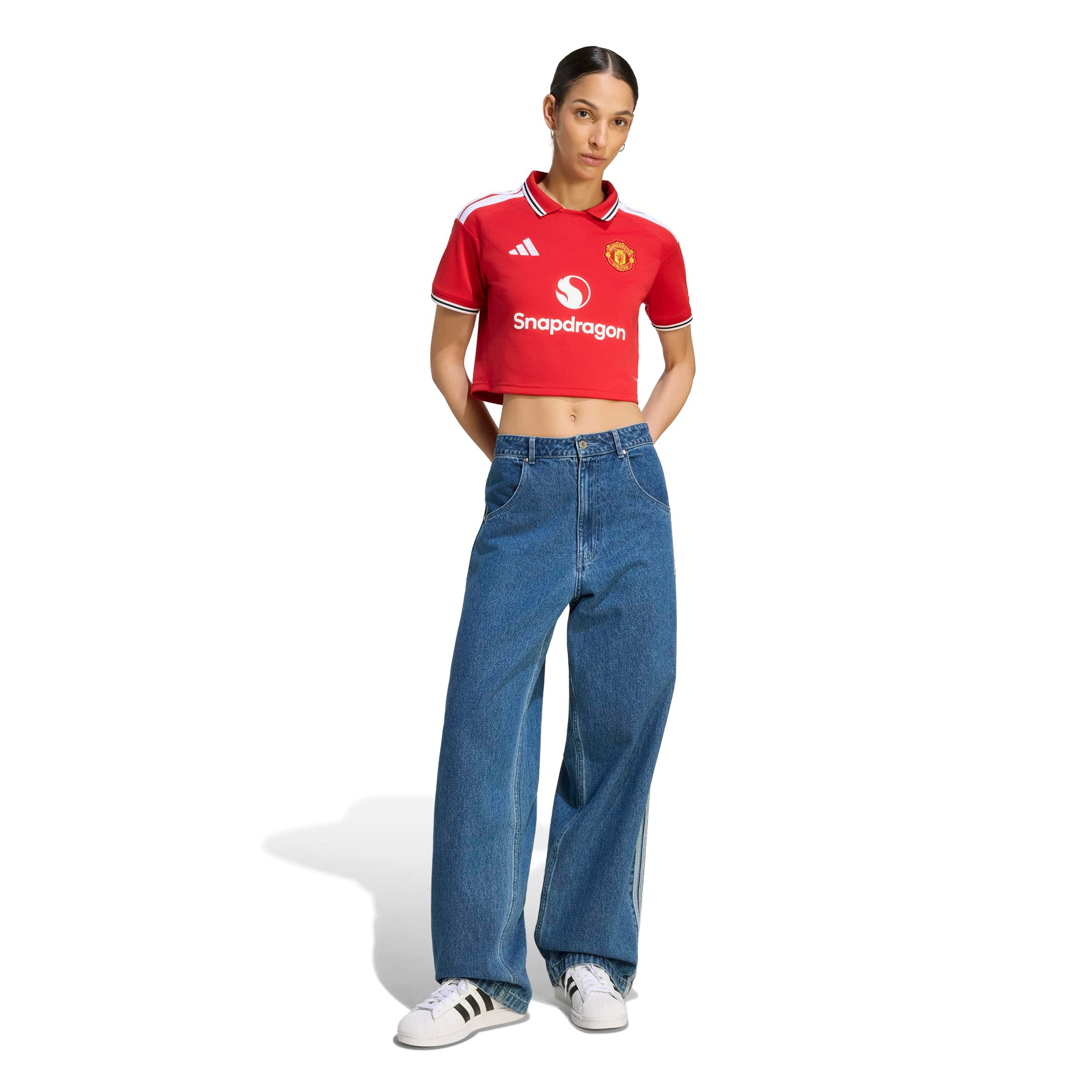 [SJH] Manchester United Women's 2026/27 Home Cropped Replica Jersey - Red