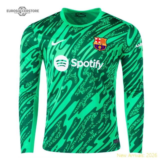 Elite 2024-2025 Fcb Home Goalkeeper Shirt (green) (ter Stegen 1)