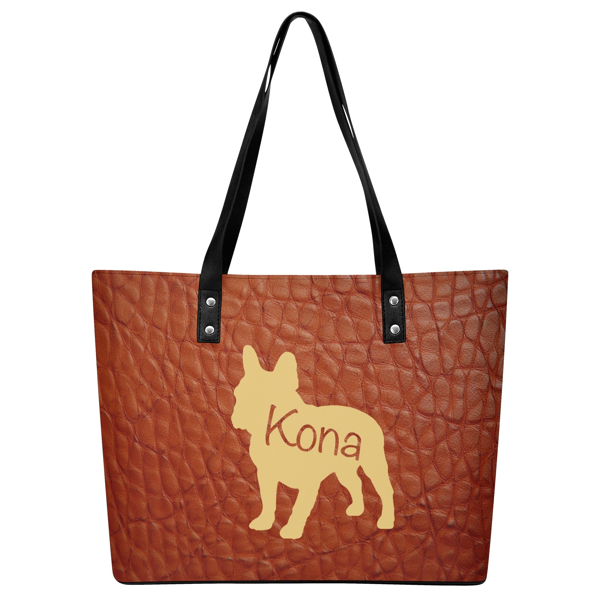 Parisian Pup - Comfy Custom Womens Leather Handbag Outdoor Style