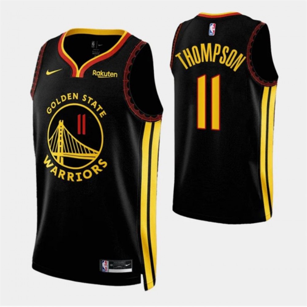Classic Golden State Warriors 11 Black Jersey - City Edition