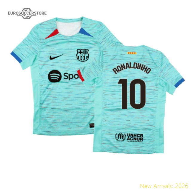 Barcelona Third Kit 2023-2024 Game Wear Jersey Ready