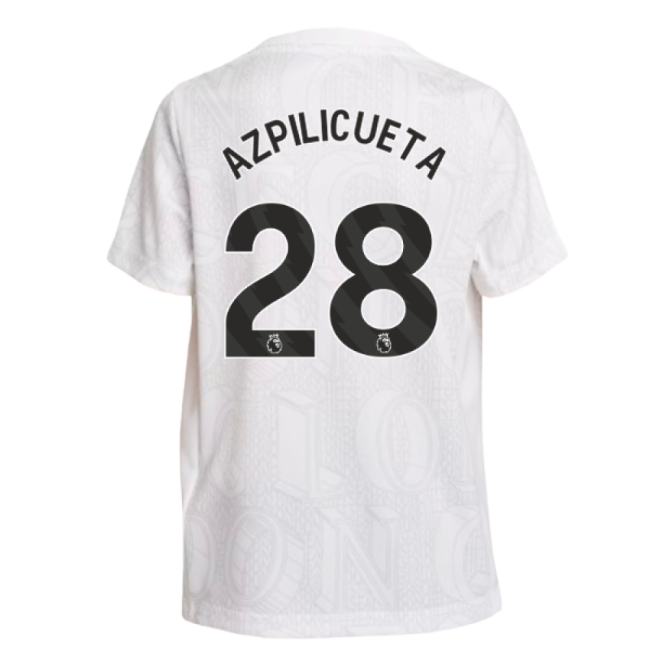 Match Quality Chelsea Chelsea Pre Match Shirt White Kids Azpilicue...