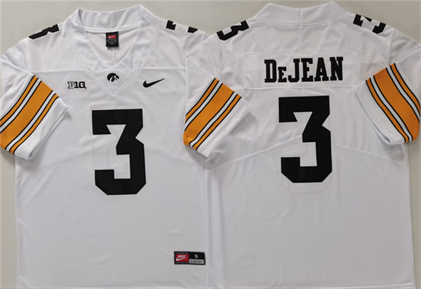 Men's None White 2024 durabl Cooper De #3 game jersey Jersey