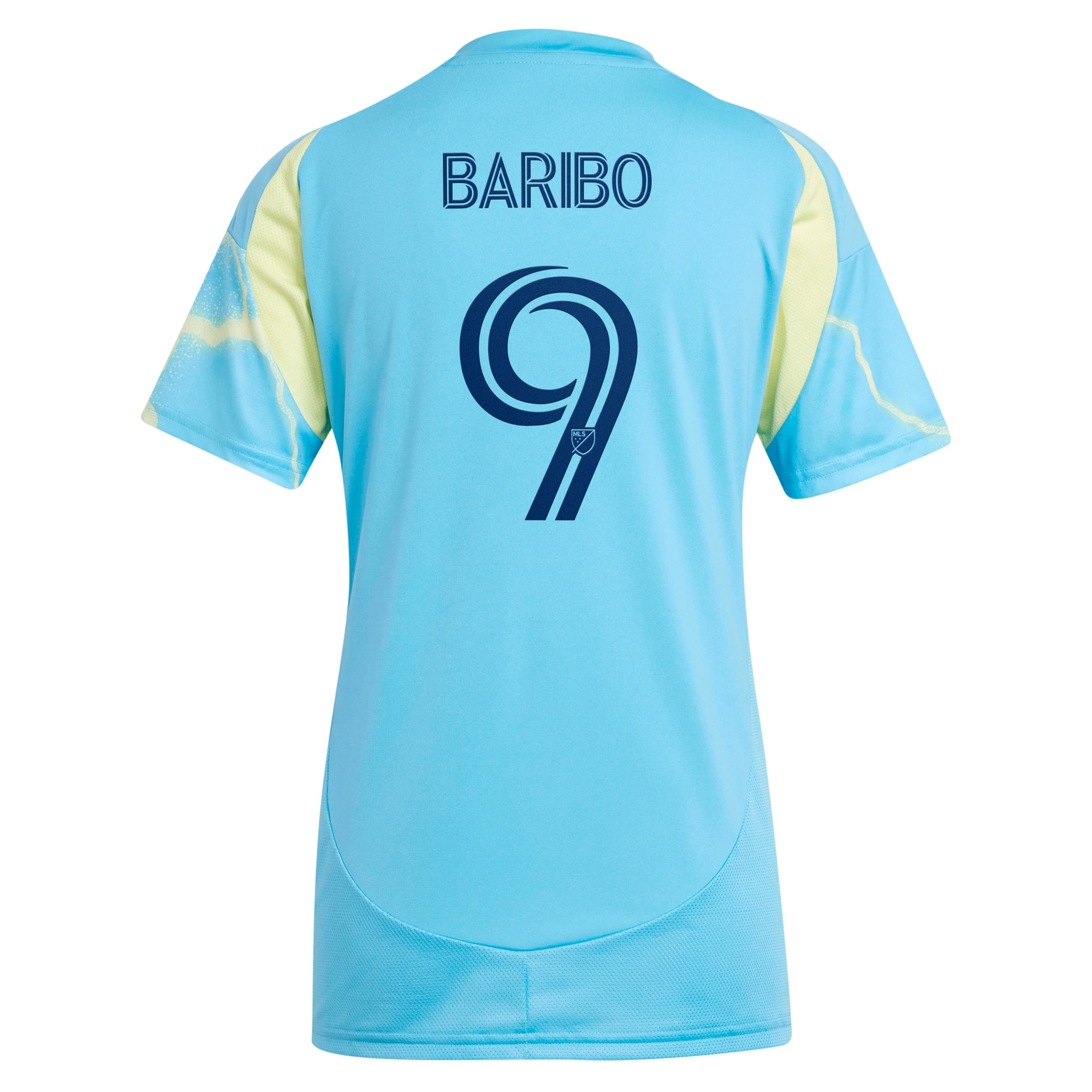 [LK] Tai Baribo Philadelphia Union Women's 2025 The Voltage Kit Replica Player Jersey - Blue