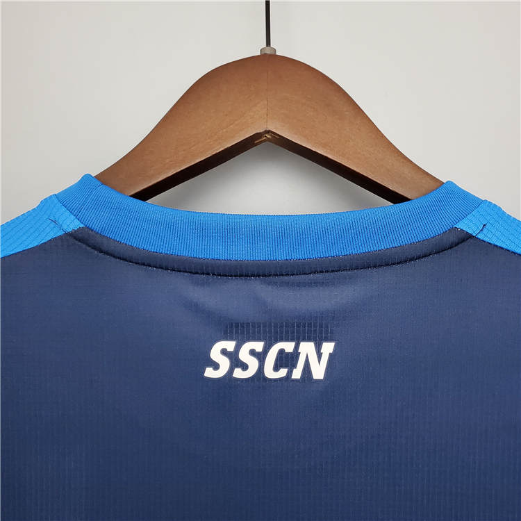 Lightweight Napoli 21-22 Maradona Commemorative Version Blue Soccer